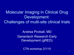 Imaging in Clinical Development of Cancer Drugs