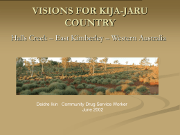 VISIONS FOR KIJA COUNTRY