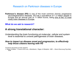 The example of Parkinson disease
