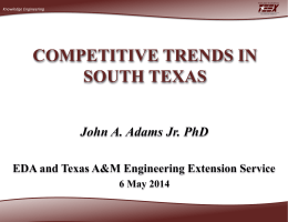 Competitive Trends in South Texas