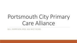 Portsmouth City Primary Care Alliance