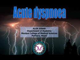 ACUTE DYSPNOEA - The Medical Post