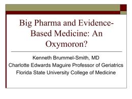 Evidence-Based Methods to Reduce Medications in Older Patients