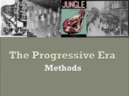 The progressive Era