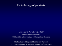 Phototherapy of Psoriasis