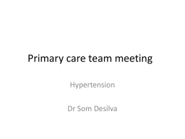 Primary care team meeting