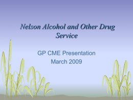 Nelson Alcohol and Other Drug Service