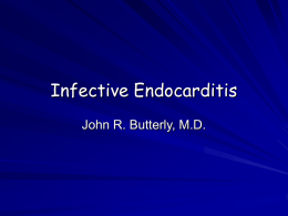 Infective Endocarditis - Dartmouth