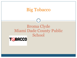Big Tobacco