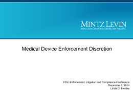 Medical Device Enforcement Discretion
