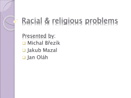 racial and religion problems