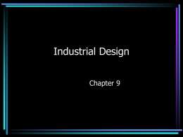 Chapter 9 Industrial Design