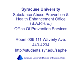 Syracuse University Division of Student Affairs