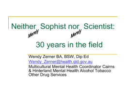 Neither Sophist nor Scientist: 30 years in the field