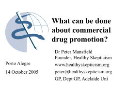 Pharmaceutical promotion