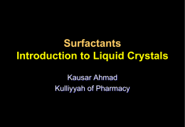 Liquid Crystals