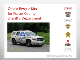 Narcan Administration for Portage Police