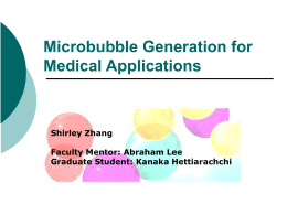Microfluidics in Medical Applications