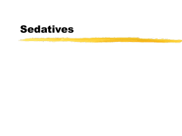 Sedatives - The SC EBS