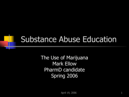 Substance Abuse Education - University of the Sciences