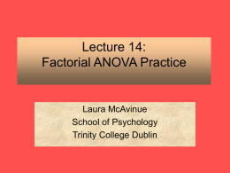 Lecture 14: Factorial ANOVA Practice