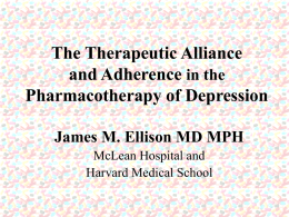 The Doctor-Patient Relationship in Pharmacotherapy of