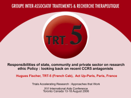 Responsibilities of state, community and private - TRT-5