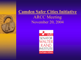 Safe Cities in Camden