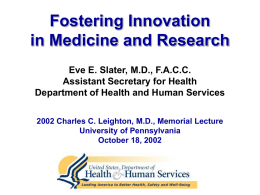 FINAL Feinberg Lecture - Slater - 11-21-2002