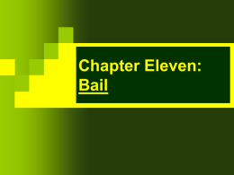 Chapter Eleven Bail