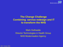 The Change challenge - University of Portsmouth