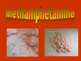 Methamphetamine - University of Maryland Eastern Shore