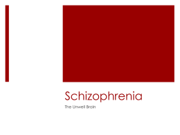 Schizophrenia - Beauchamp College