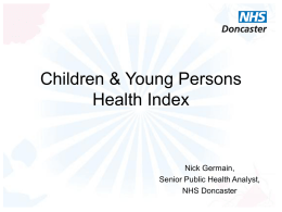 Children & Young Persons Health Index
