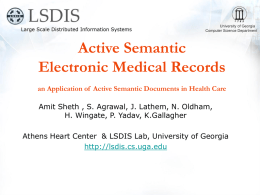 Active Semantic Electronic Medical Records