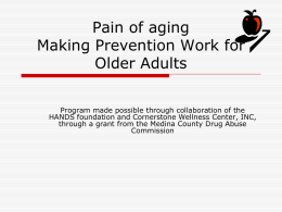 Making Prevention Work for Older Adults