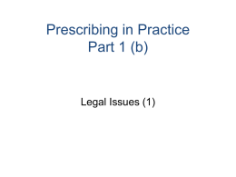 Prescribing in Practice Part 1 (b)
