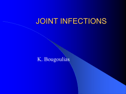 JOINT INFECTIONS