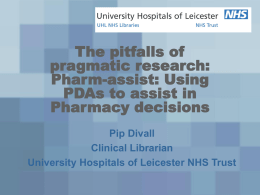 The pitfalls of pragmatic research: Pharm