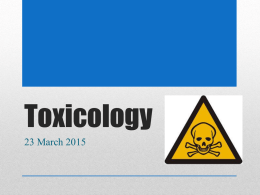 Toxicology - North Hills Preparatory