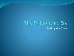 Paleolithic People