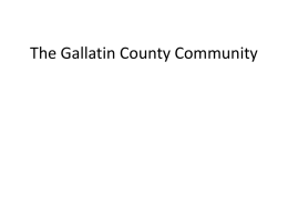 The Gallatin County Community