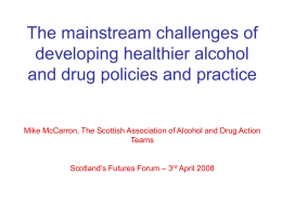 Mike McCarron - Scotland`s Futures Forum