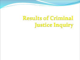 Funding Associated with Treating the Criminal Justice Involved