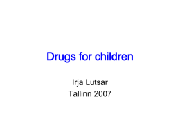 Ravimid laste jaoks