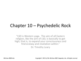 Chapter 10: Psychedelic Rock