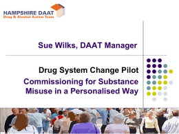 System change personalisation - Sue Wilks