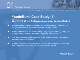 Youth/Rural - NSW Health