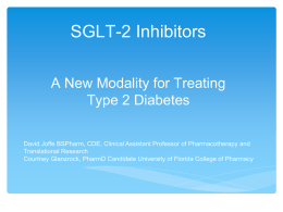SGLT-2 Inhibitors: A New Modality for Treating