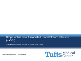 Stop Central Line Infections - Massachusetts Coalition for the